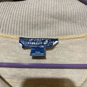 Men’s Caribbean Joe half zip sweater
